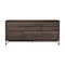 Armen Living Nevada Rustic Oak Wood Sideboard In Dark Brown LCNVBUSMK - alternate 1